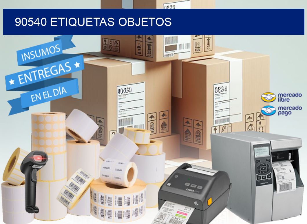 90540 etiquetas objetos