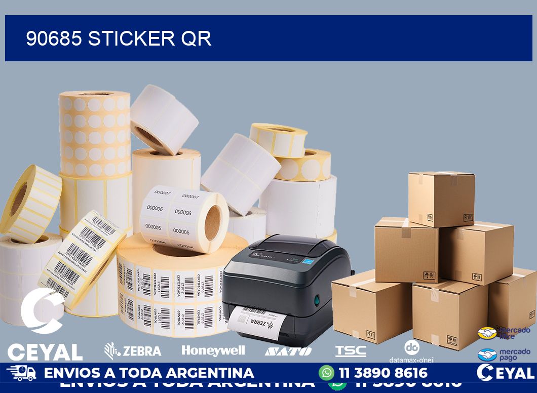 90685 Sticker QR