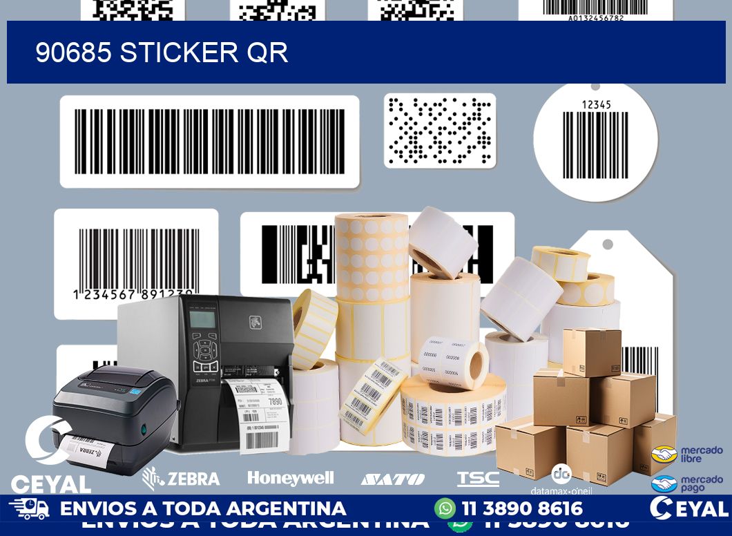 90685 Sticker QR