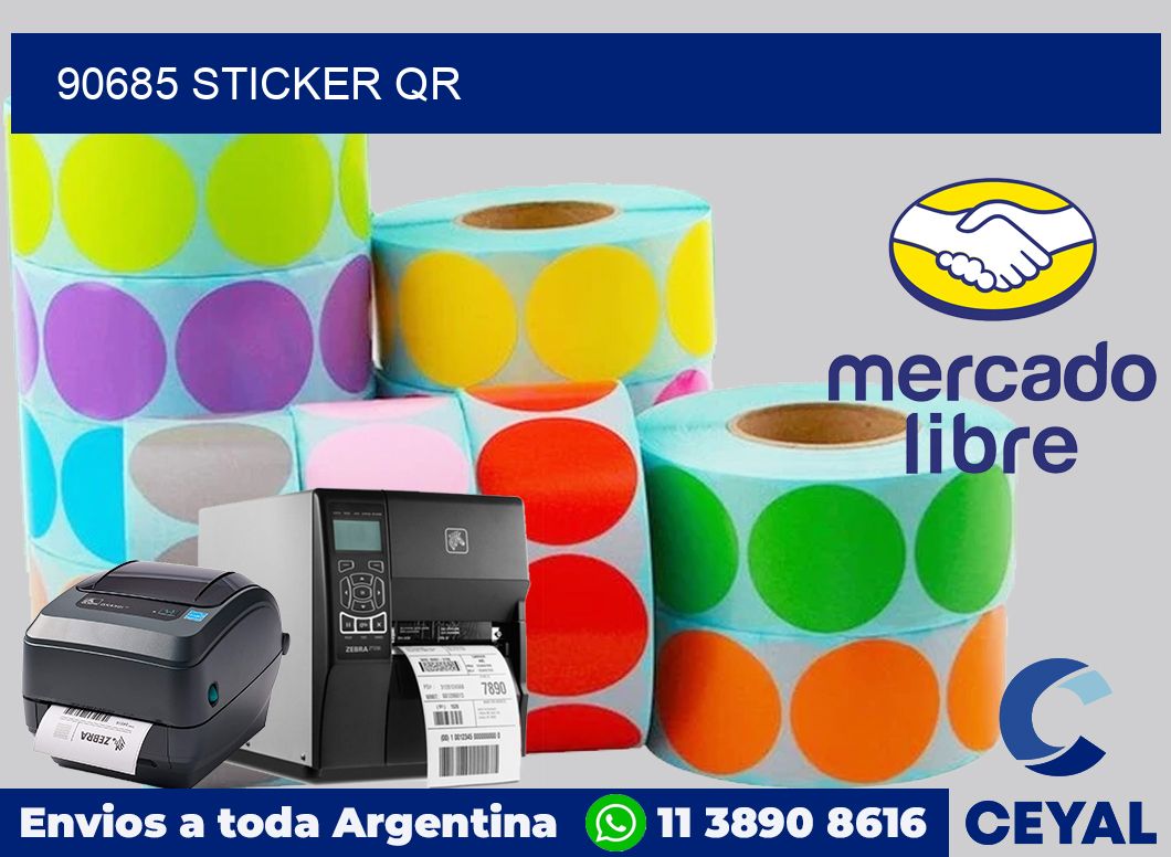 90685 Sticker QR