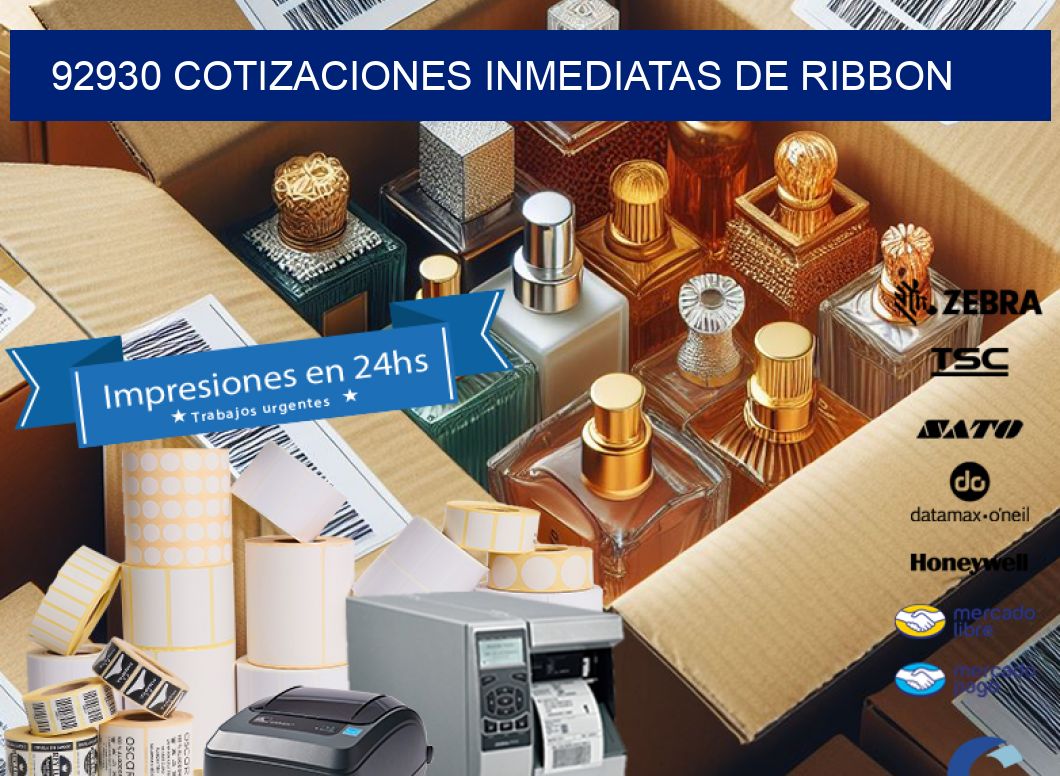 92930 COTIZACIONES INMEDIATAS DE RIBBON