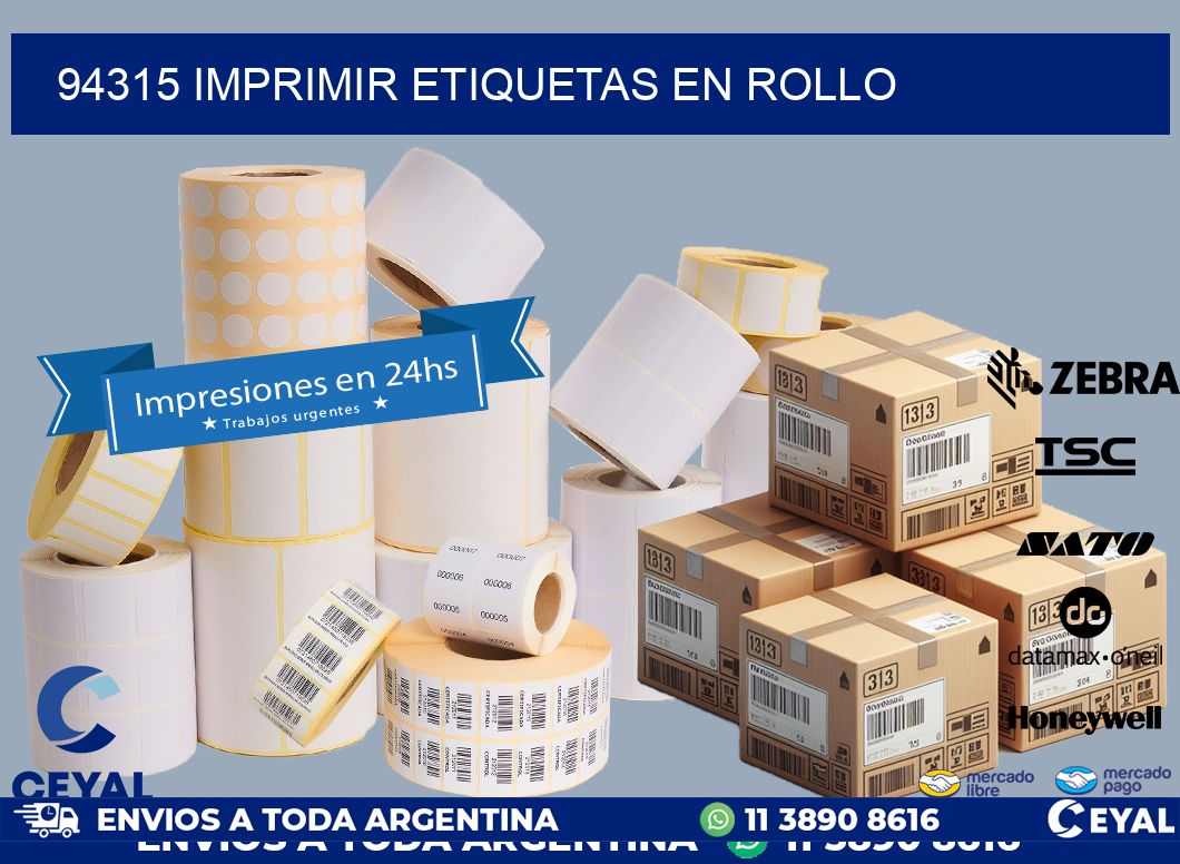 94315 imprimir etiquetas en rollo