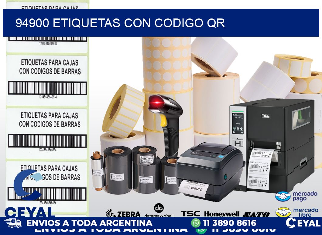 94900 ETIQUETAS CON CODIGO QR