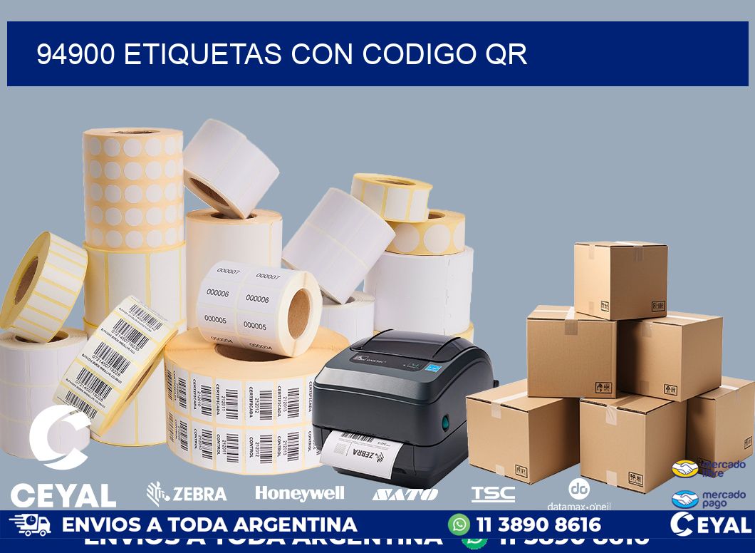 94900 ETIQUETAS CON CODIGO QR