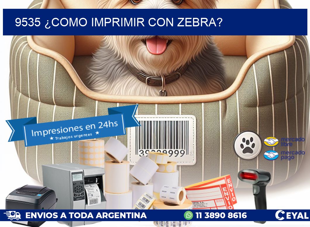 9535 ¿COMO IMPRIMIR CON ZEBRA?