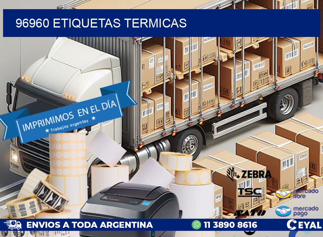 96960 ETIQUETAS TERMICAS