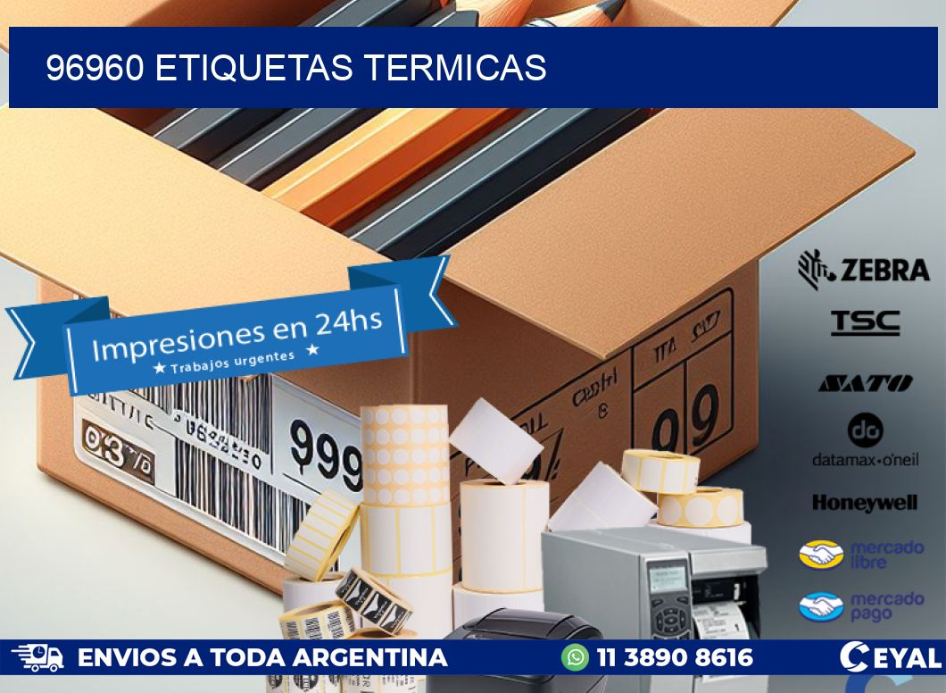 96960 ETIQUETAS TERMICAS
