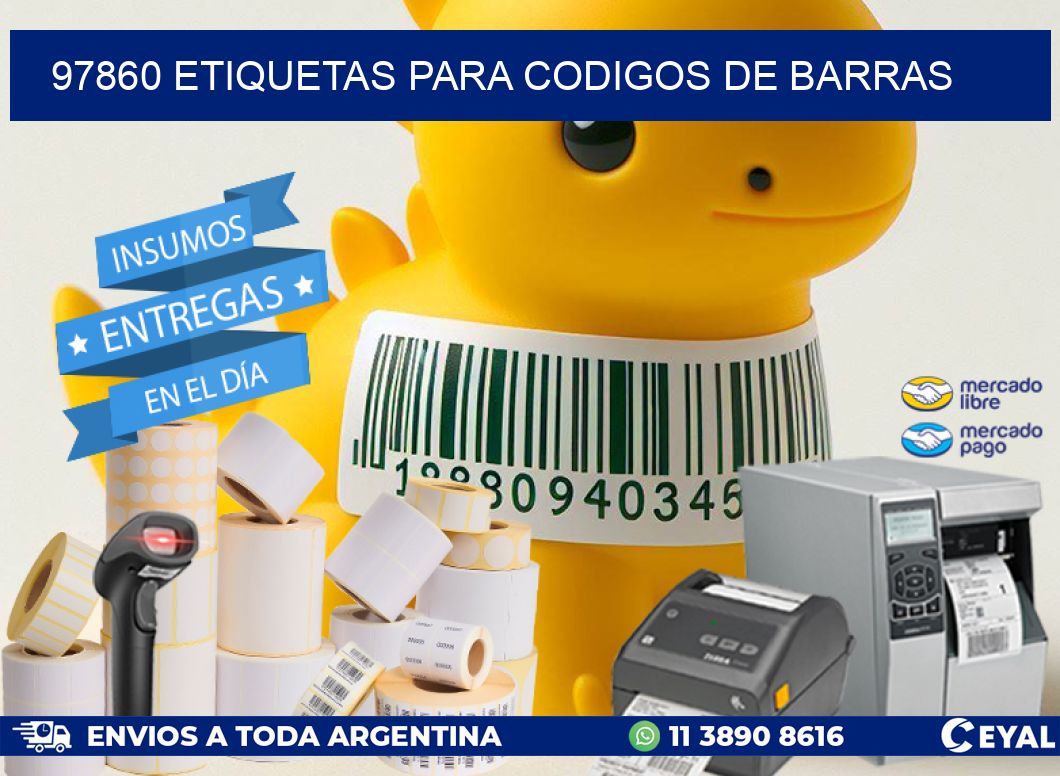 97860 ETIQUETAS PARA CODIGOS DE BARRAS