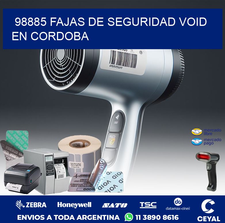 98885 FAJAS DE SEGURIDAD VOID EN CORDOBA