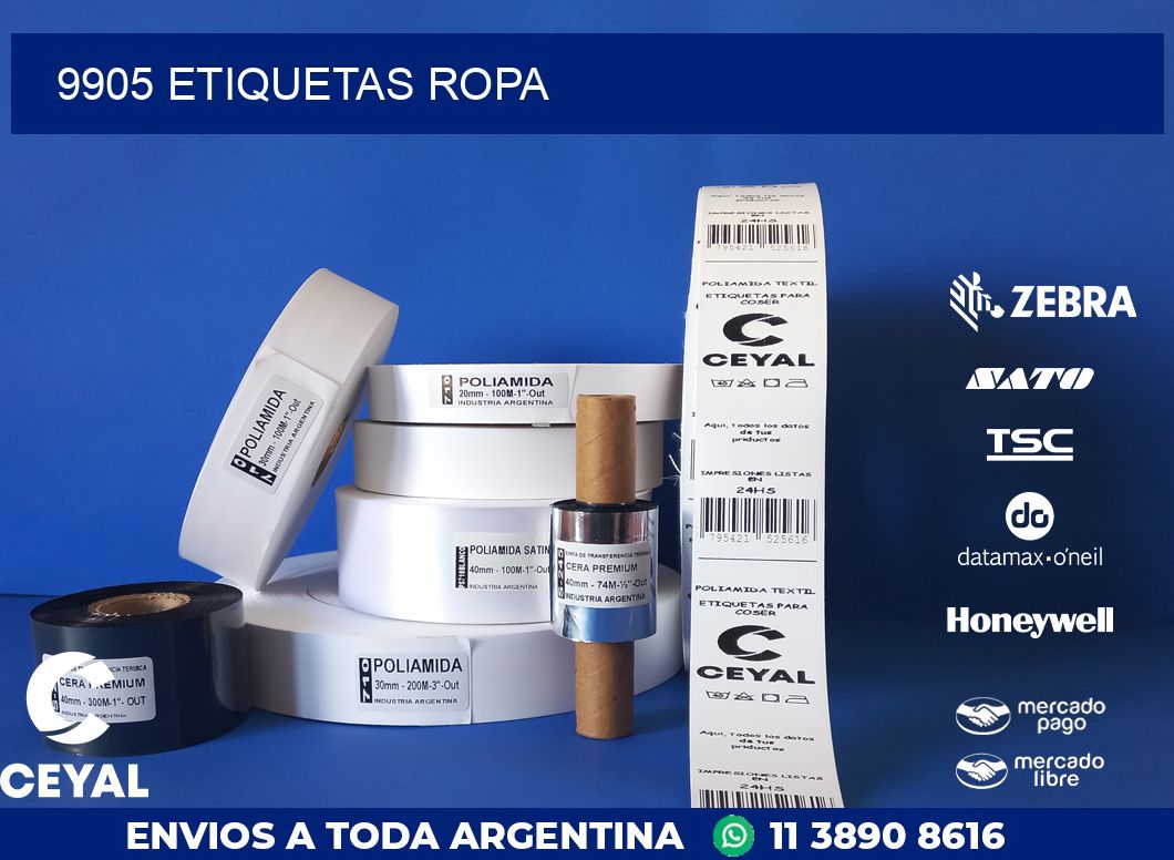 9905 ETIQUETAS ROPA