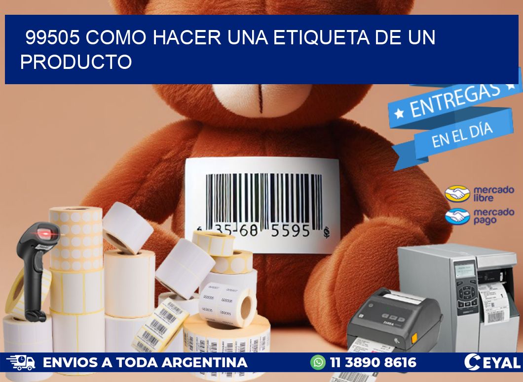 99505 como hacer una etiqueta de un producto