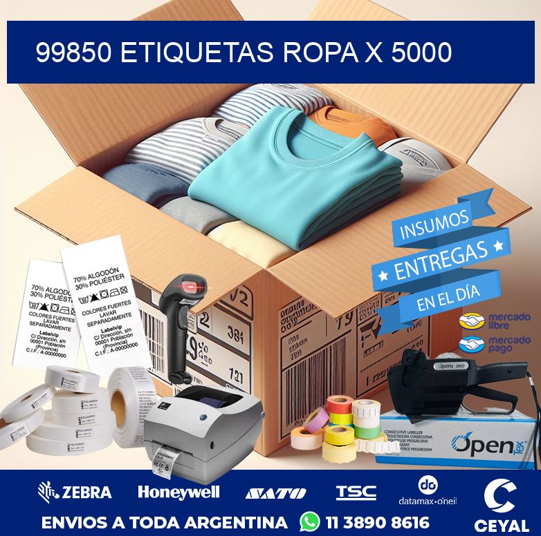 99850 ETIQUETAS ROPA X 5000