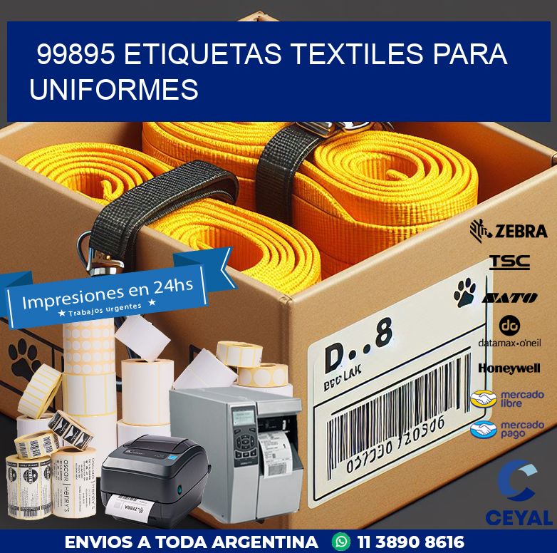 99895 ETIQUETAS TEXTILES PARA UNIFORMES