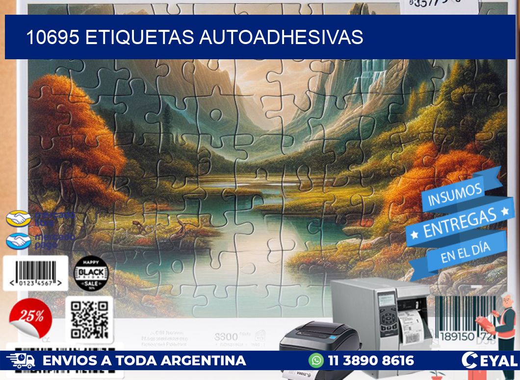 10695 ETIQUETAS AUTOADHESIVAS