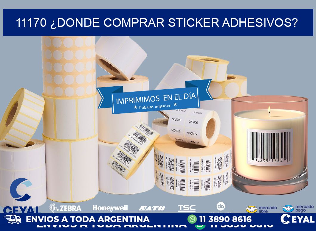 11170 ¿DONDE COMPRAR STICKER ADHESIVOS?