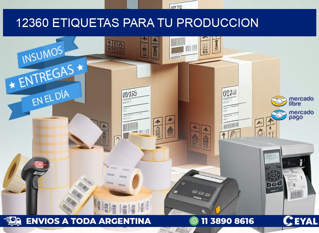 12360 ETIQUETAS PARA TU PRODUCCION