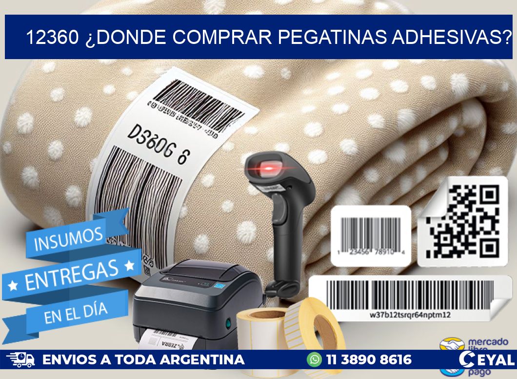 12360 ¿DONDE COMPRAR PEGATINAS ADHESIVAS?