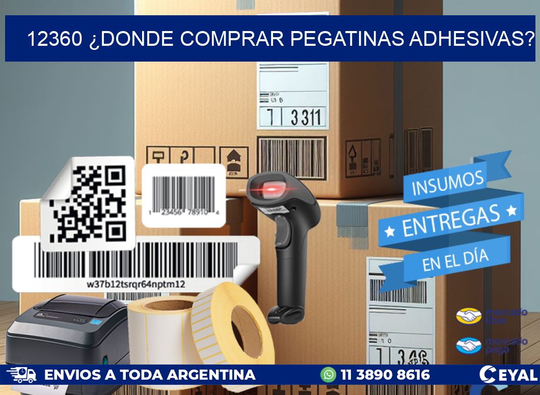 12360 ¿DONDE COMPRAR PEGATINAS ADHESIVAS?