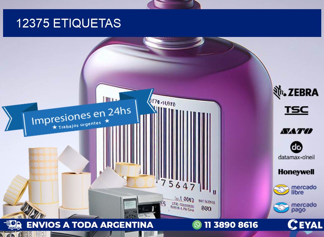 12375 ETIQUETAS