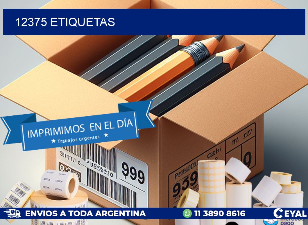12375 ETIQUETAS