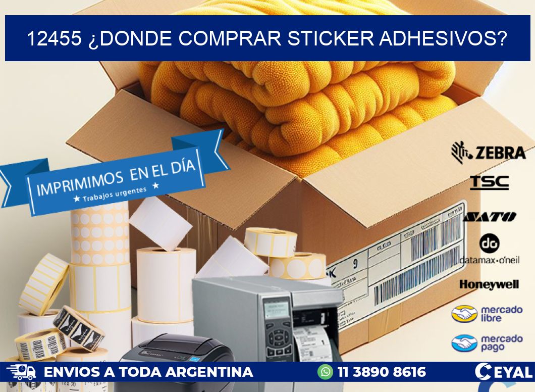 12455 ¿DONDE COMPRAR STICKER ADHESIVOS?