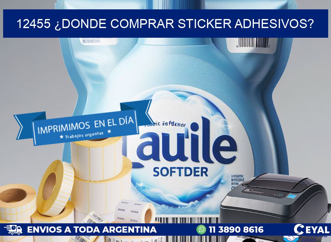 12455 ¿DONDE COMPRAR STICKER ADHESIVOS?