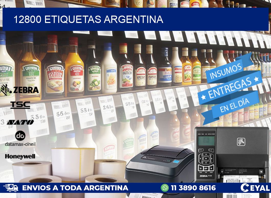12800 ETIQUETAS ARGENTINA