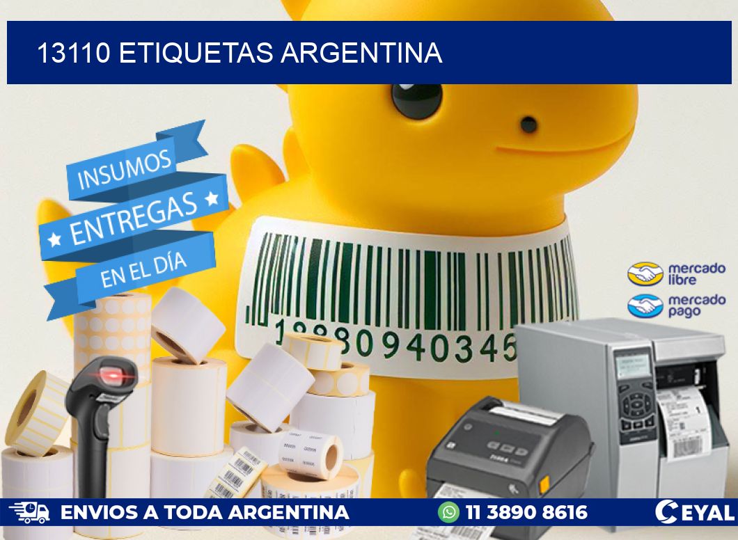 13110 ETIQUETAS ARGENTINA