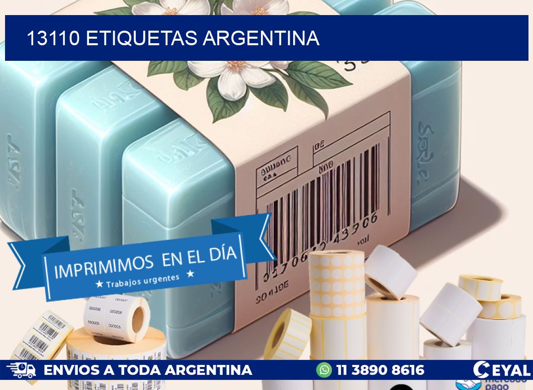 13110 ETIQUETAS ARGENTINA