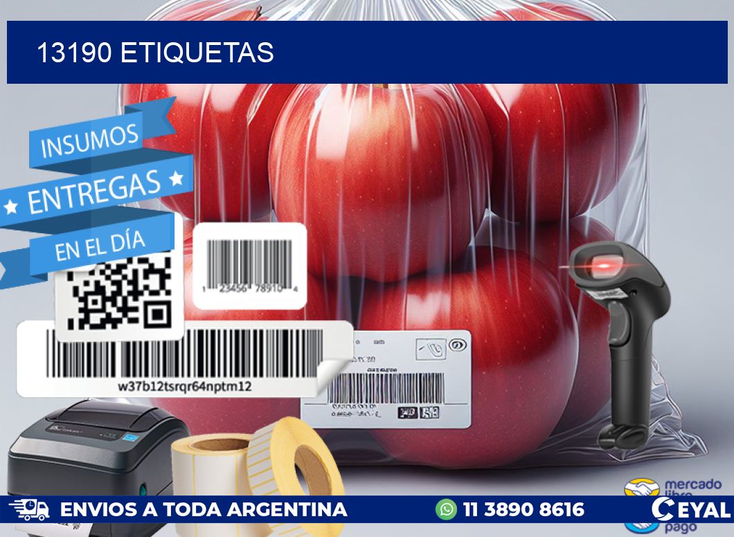 13190 ETIQUETAS