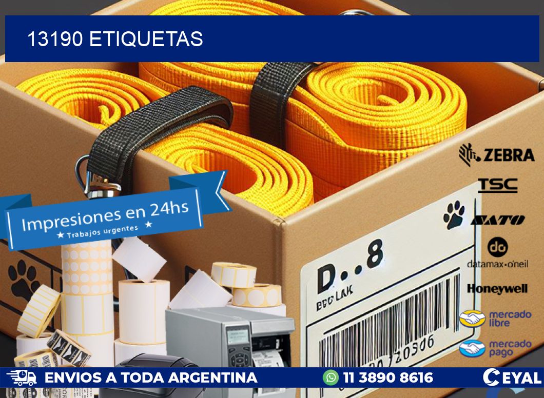 13190 ETIQUETAS
