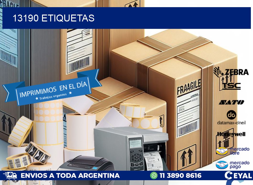 13190 ETIQUETAS