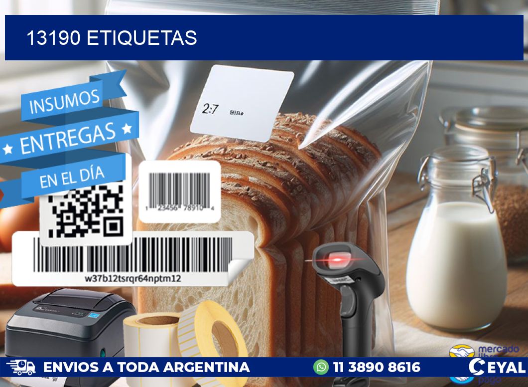 13190 ETIQUETAS