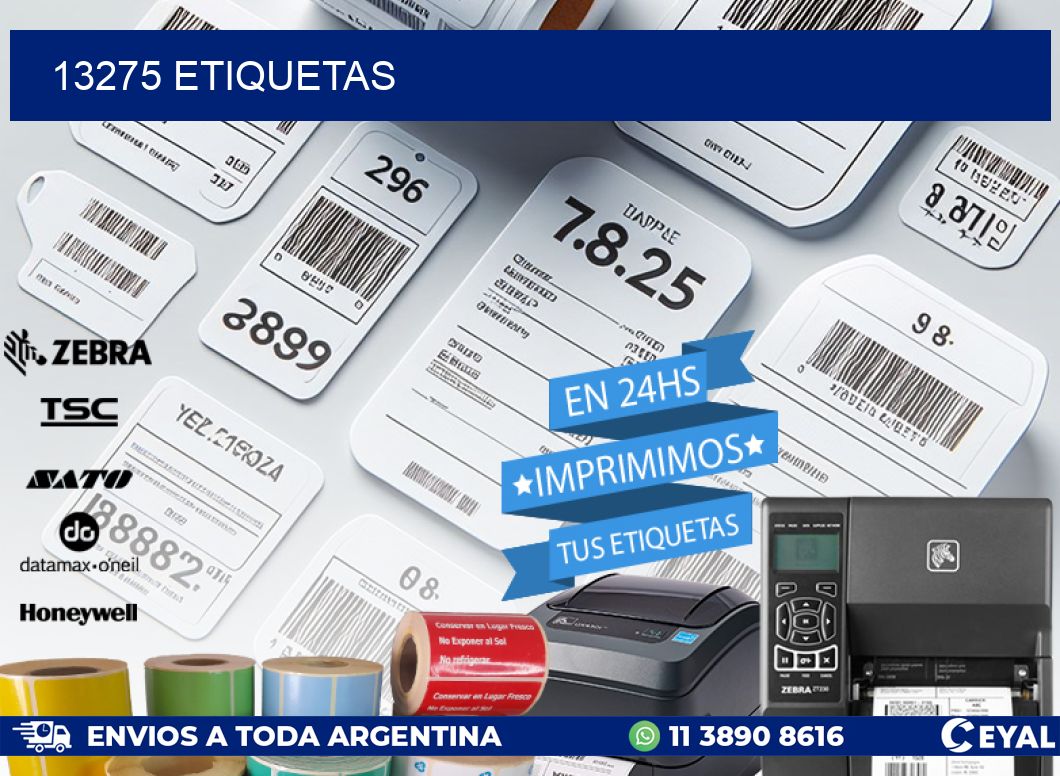 13275 ETIQUETAS