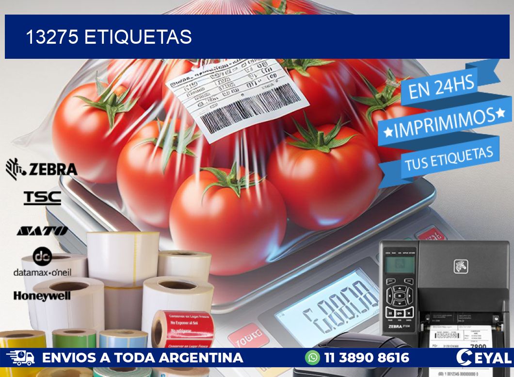 13275 ETIQUETAS