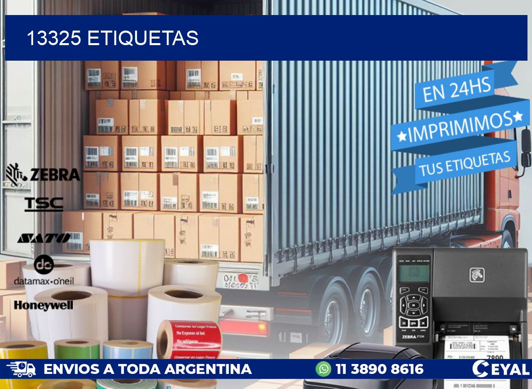 13325 ETIQUETAS