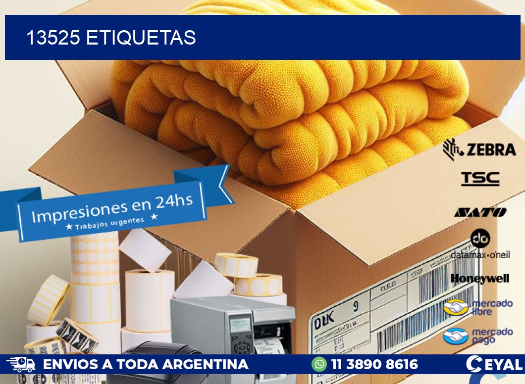 13525 ETIQUETAS