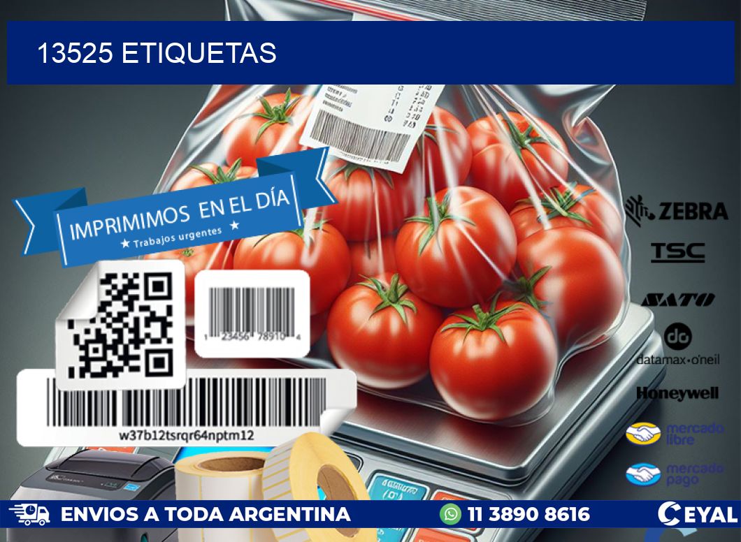 13525 ETIQUETAS