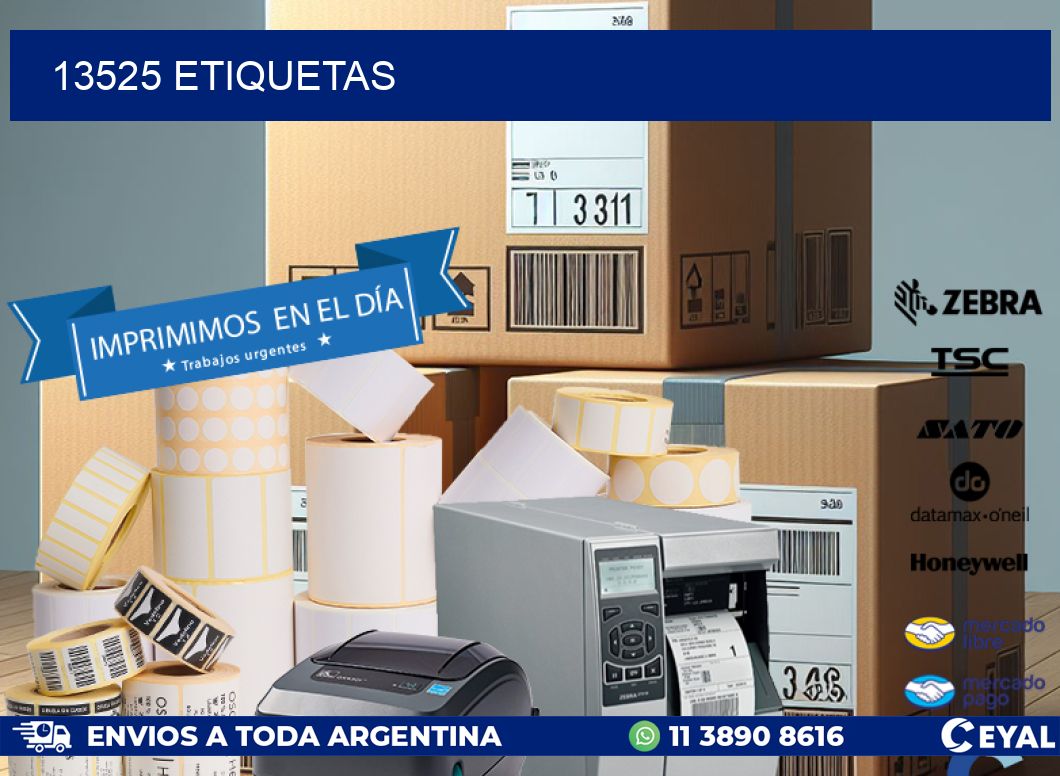 13525 ETIQUETAS