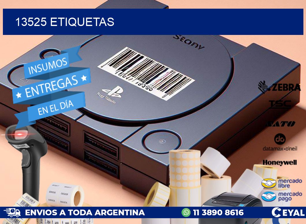 13525 ETIQUETAS