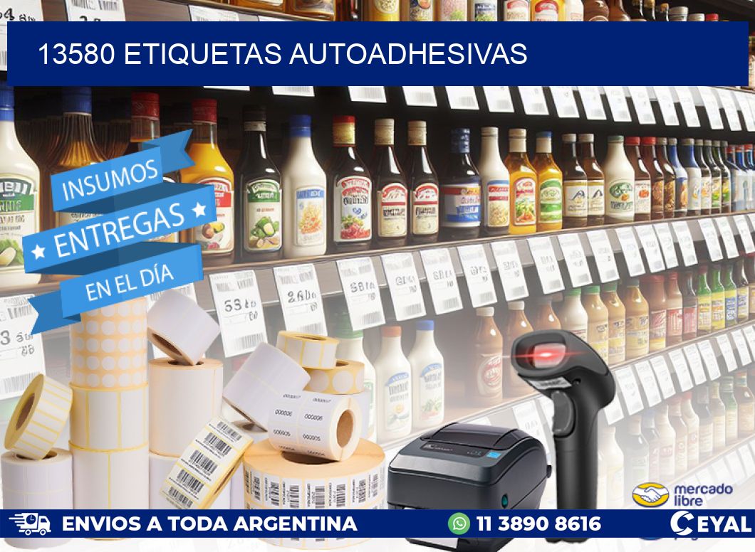 13580 ETIQUETAS AUTOADHESIVAS