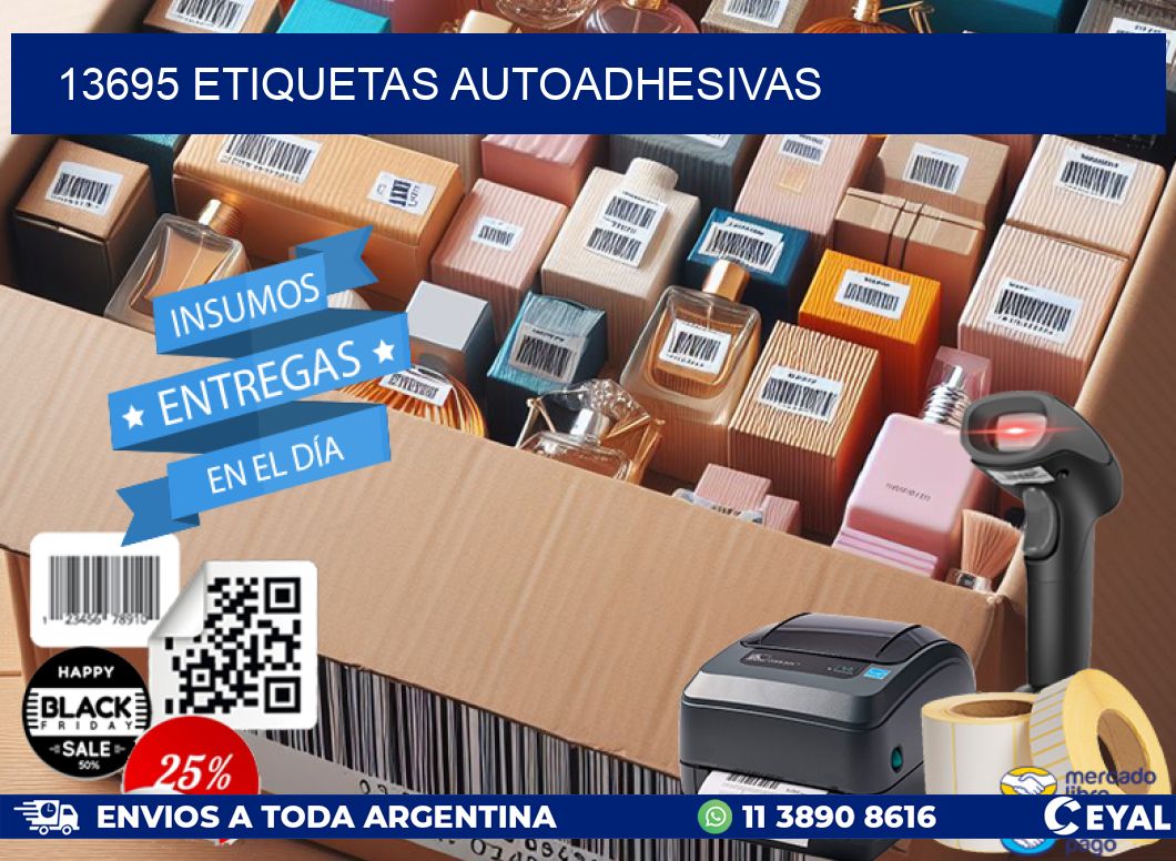 13695 ETIQUETAS AUTOADHESIVAS