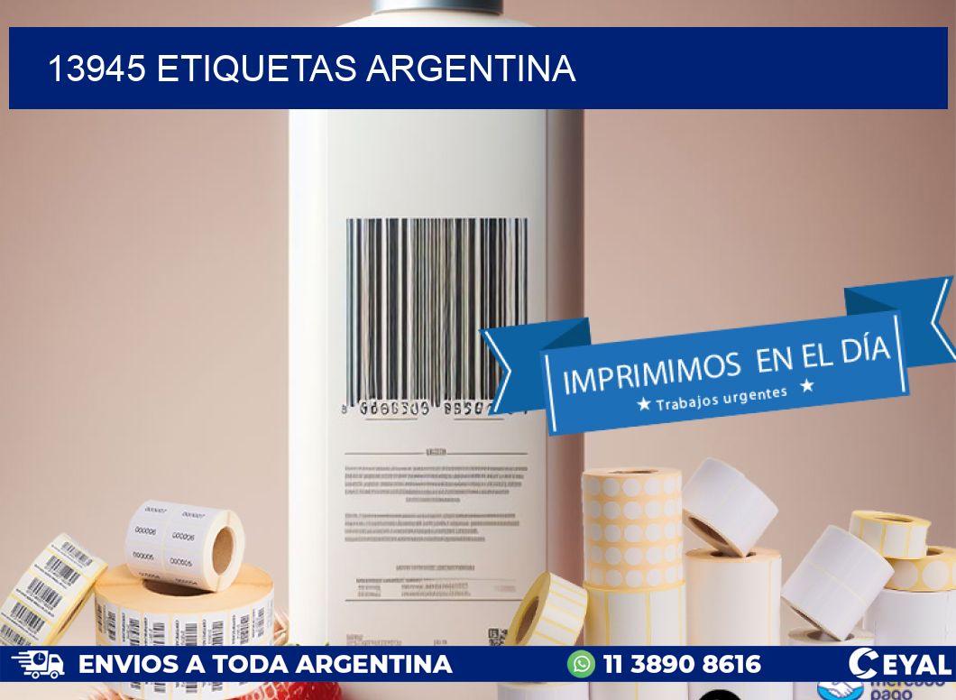 13945 ETIQUETAS ARGENTINA