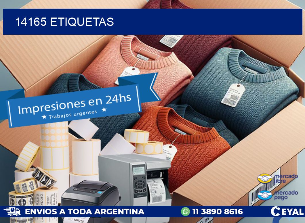 14165 ETIQUETAS