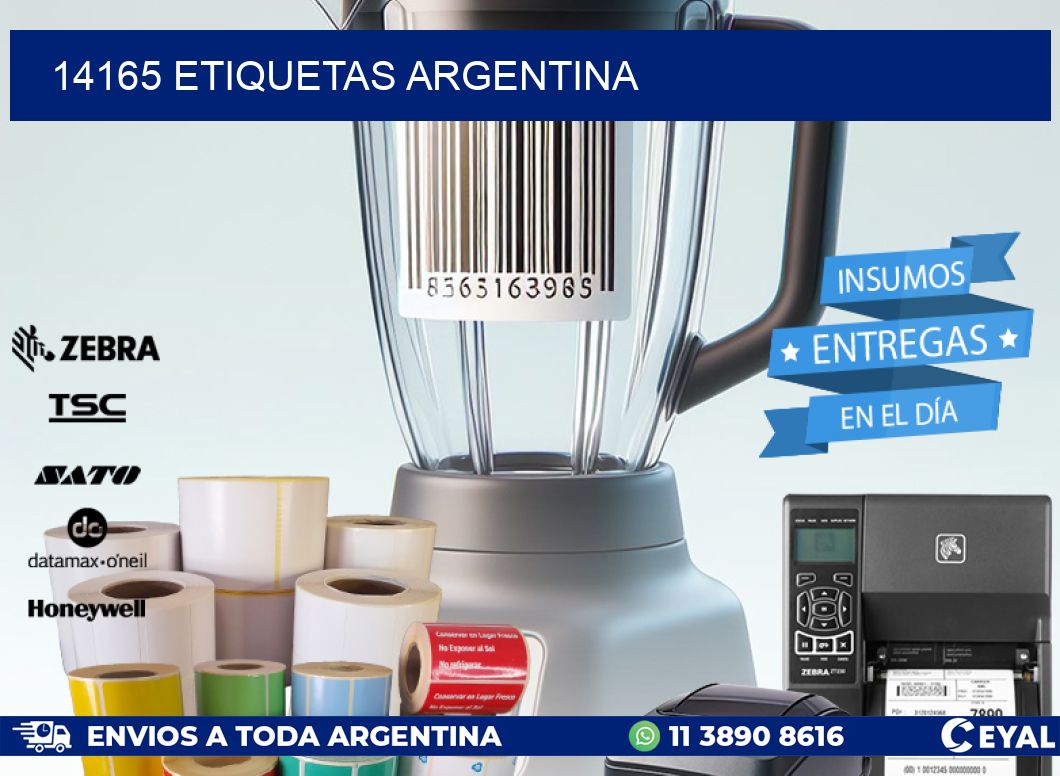 14165 ETIQUETAS ARGENTINA