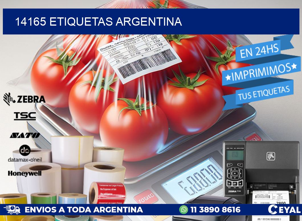 14165 ETIQUETAS ARGENTINA