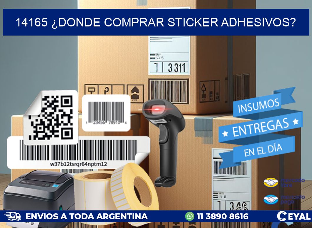 14165 ¿DONDE COMPRAR STICKER ADHESIVOS?