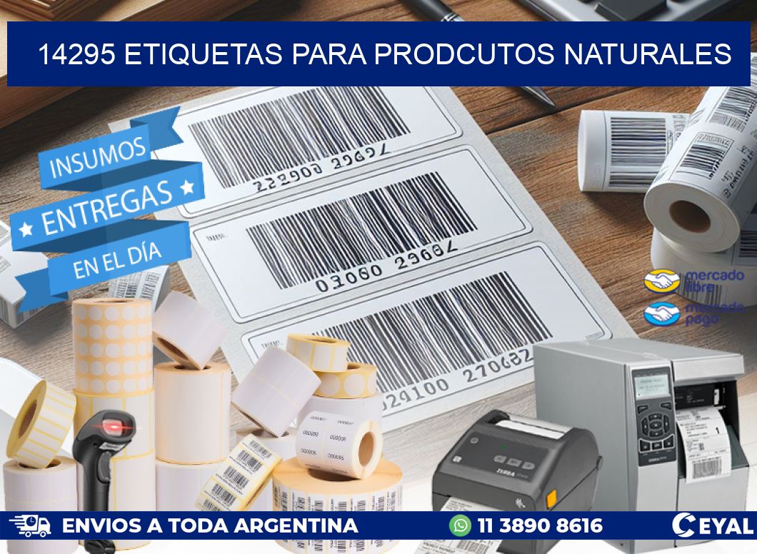 14295 ETIQUETAS PARA PRODCUTOS NATURALES