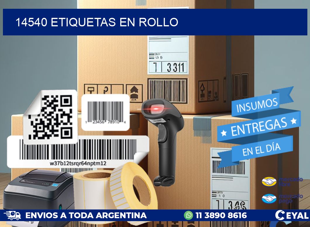 14540 ETIQUETAS EN ROLLO