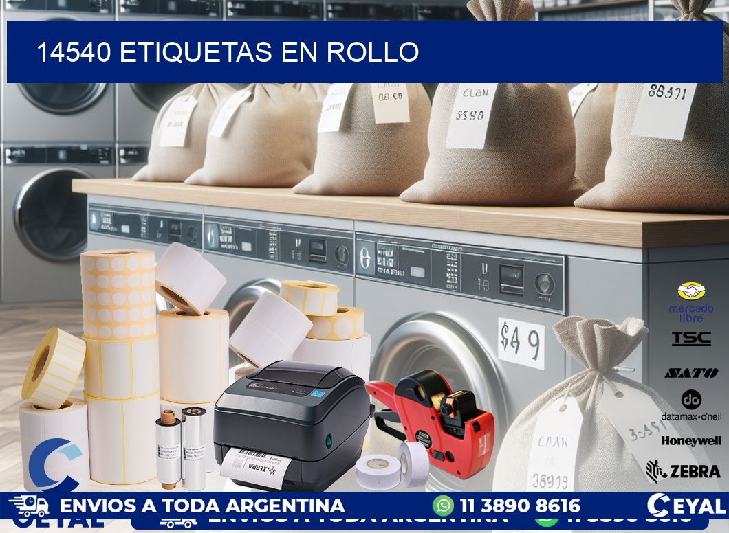 14540 ETIQUETAS EN ROLLO